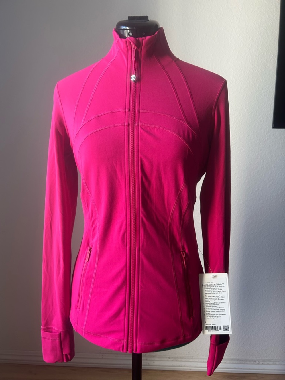 lululemon athletica Women’s Hot Pink Full-Zip Utility Jacket